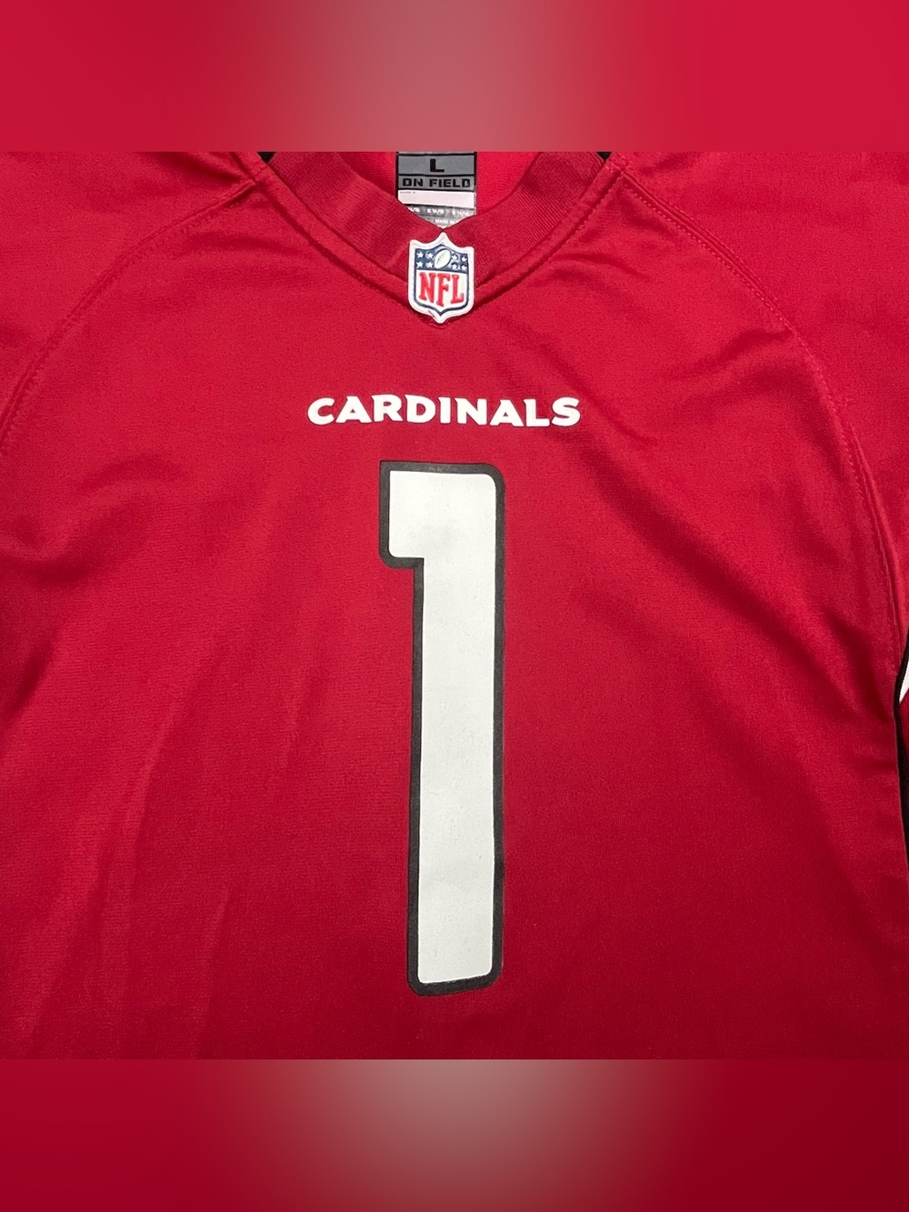 Nike Arizona Cardinals Kyler Murray 1 Red Jersey On The Field Youth Large 14/16. - Picture 2 of 10